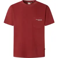 Pepe Jeans for man. PM5010165 Somer T-shirt maroon (XS), Casual, Cotton, Short sleeve