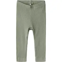 Name it Leggings - Rib - NbnKab - Shadow - - 1 år (80) - Leggings