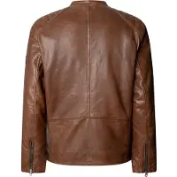 Pepe Jeans for man. PM4027178 Brown Joey Jacket (S), Casual, Leather
