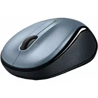 Logitech M325s - Mus - høyre- og venstrehåndet - optisk - 5 knapper - trådløs - 2.4 GHz - USB trådløs mottaker - grå