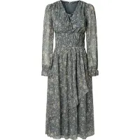 Pepe Jeans for woman. PL9537692 Livy dress blue (L), Casual, Polyester, Long sleeve