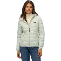 Superdry for woman. W5011971A Fuji Lite Wave Padded Jacket in grey (S), Casual, Recycled nylon