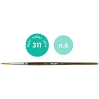 Milan Rund Syntetisk Bustmalingpensel Serie 311 Nr. 6 12 Enheter