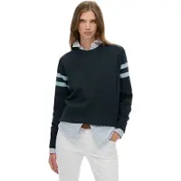 Superdry Relaxed Stripe Knitted Genser