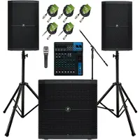 Mackie Thump215 Complete PA System Bundle