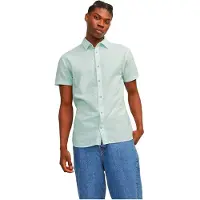 Jack & Jones Summer Linen Kortarmet Skjorte