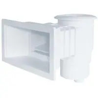 Productos Qp Ø 5m3/t Skimmer Standard Langt Munnstykke Firkantet Deksel 360mm