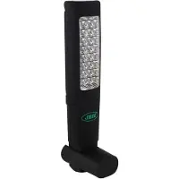 JBM 24+6 Led Arbeidslampe Bærbar Med Oppladbart Batteri/med Dobbel Magnet. Kilefeste Og Magnetisk Base