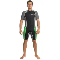 Abysstar Surf 2.5 Mm Kortermet Shorty-våtdrakt Med Glidelås Foran