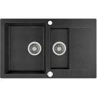 Teka Syntetisk Vask Clivo 60 B Tq 1 1/2 Kum 1 Avrenningsfelt Reversibel 2o Automatisk Wst Onyx