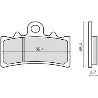 RMS Beauty Ktm Duke 125cc 225103313 Sintrede Bremseklosser