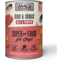Mac'S Adult Superfood 6 x 400 g - Okse & gresskar