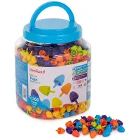 Miniland Pedagogisk Leke Med Plugger 15 Mm 1300 Enheter
