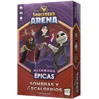 Asmodee Disney Sorcerer Arena Skygger Og Gys Utvidelse Anbefalt Brettspill Spansk Versjon