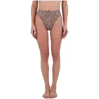 Hurley Max Leopard Moderate Tab Side Bikini Bunn