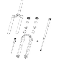 RockShox Zeb 2021 Dust Wiper Kit 38 Mm Servicesett