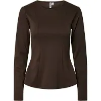 Pieces Pclucci Peplum Langermet Topp