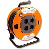 TM Electron Tmuad225 4 Outlets 25 M Kabeltrommel