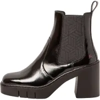 Art for woman. 1198311EU003_0MU Leather Ankle Boots 1983 Berna burgundy (39), Black, 8 to 10 cm, None, Casual