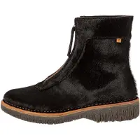El naturalista for woman. 25581P010005_001 Leather ankle boots N5581 black (39), Flat, Zip, Classic