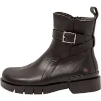 Art for woman. 118371101003_001 1837 Oxford Leather Ankle Boots black (42), Flat, 1 to 3 cm, Zip, Casual