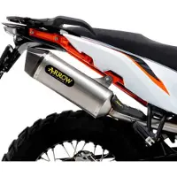 Arrow Race-tech Titanium With Carbon End Cap Ktm 790 Adventure ´19-20 Ikke-godkjent Lyddemper