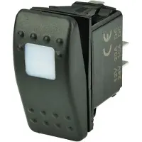 Bep Marine Spst Contura 1/4´´ Av/på-bryter Med én Pol Og Led 20a 15a 12v 24v