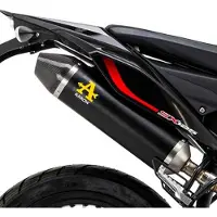 Arrow Thunder Aluminium Dark With Carbon End Cap Aprilia Rx/sx 125 ´21-22 Homologert Lyddemper