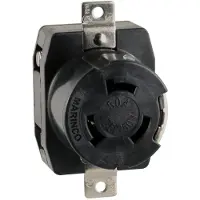 Marinco Låsbart Uttak 125/med Kabel 50a 250v