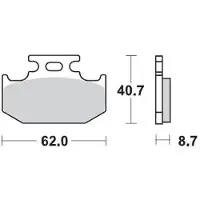 Moto-Master Kawasaki/suzuki/yamaha 092211 Sintrede Bremseklosser