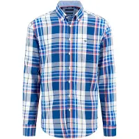 Fynch&Hatton Oxford Check Mix Skjorte Med Lange Ermer