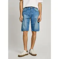 Pepe Jeans for man. PM801079ND1 Short Relaxed Callen blue (31), Casual, Cotton, Denim