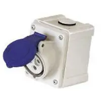 PLASTIMO Ip44 Veggmontert Monofase Hunnplugg 16a 220v