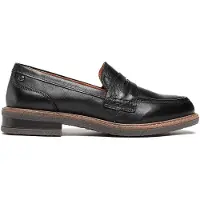 Pikolinos for woman. W8J-3541 Aldaya black leather loafers (38), 3 to 5 cm, None, Casual