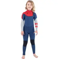 Hurley Advant 4/3 Mm Junior Våtdrakt Med Glidelås I Brystet Og Lange Ermer