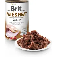 Brit Kjøttpaté Med Kanin For Voksne Hunder 6x400g