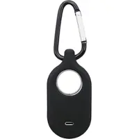 Mtp Products Samsung Galaxy SmartTag 2 Silikondeksel med Nøkkelring - Svart