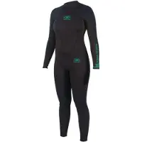 Ocean & Earth Surf School 3 Mm Dame Våtdrakt I Neopren Med Lange Ermer Og Glidelås På Ryggen