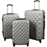 Borg Living Koffert - Diamant grå - Hardcase lettvektskoffert