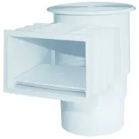 Productos Qp Skimmer Ø 5m3/t Standard Munnstykke Med Firkantet Lokk 200mm