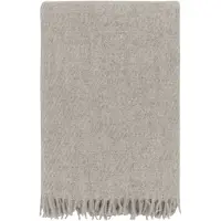 Hoie Ullpledd - 100 % ren ny ull - ullpledd - Falketind beige - 120x180 cm
