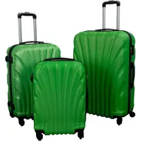 Borg Living Koffert - Musling grønn - Praktisk hardcase-koffert