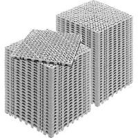 Vevor Modulær sammenlåsende pute, 55-pakning 30 x 30 cm skjøtematter for drenering, myke PVC-sammenlåsende dreneringsgulvfliser, sklisikre dreneringshull for toalett, bad, kjøkken, basseng, våtområde,