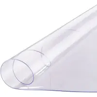 Vevor plastbordtrekk, 42 ​​x 42 tommer 2,0 mm tykk gjennomsiktig bordbeskytter, rund PVC-skrivebordsmatte, vanntett og enkel rengjøring skrivebordsunderlagsduk, til kontorkommode spisebord nattbord