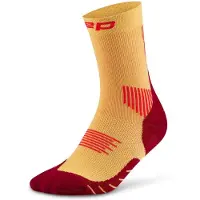 Cep Core Run Socks Mid Cut 5.0, løpesokker, dame, gul