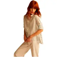 & Me &amp; Me Jolie Kort Ermet Bluse