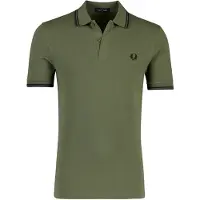 Fred perry for man. M3600 Laurel green Twin Tipped polo shirt (XXL), Casual, Cotton, Short sleeve