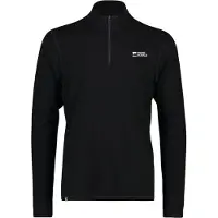 Mons Royale Cascade Merino Base Layer 1/4 Zip, Undertrøye, Herre, Black
