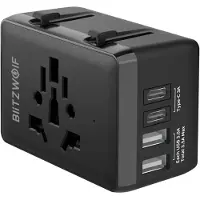 BlitzWolf Ta1 4-i-1 Usb-ladeadapter 20w