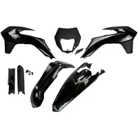 Ufo Ktm Exc 125 2014-2015 With Headlight Plastsett